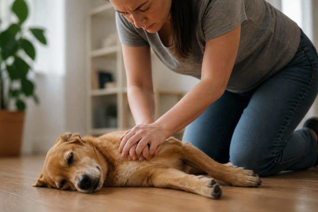 apprenez les gestes essentiels du massage cardiaque sur un chien pour intervenir efficacement en cas d'urgence et sauver votre animal de compagnie.