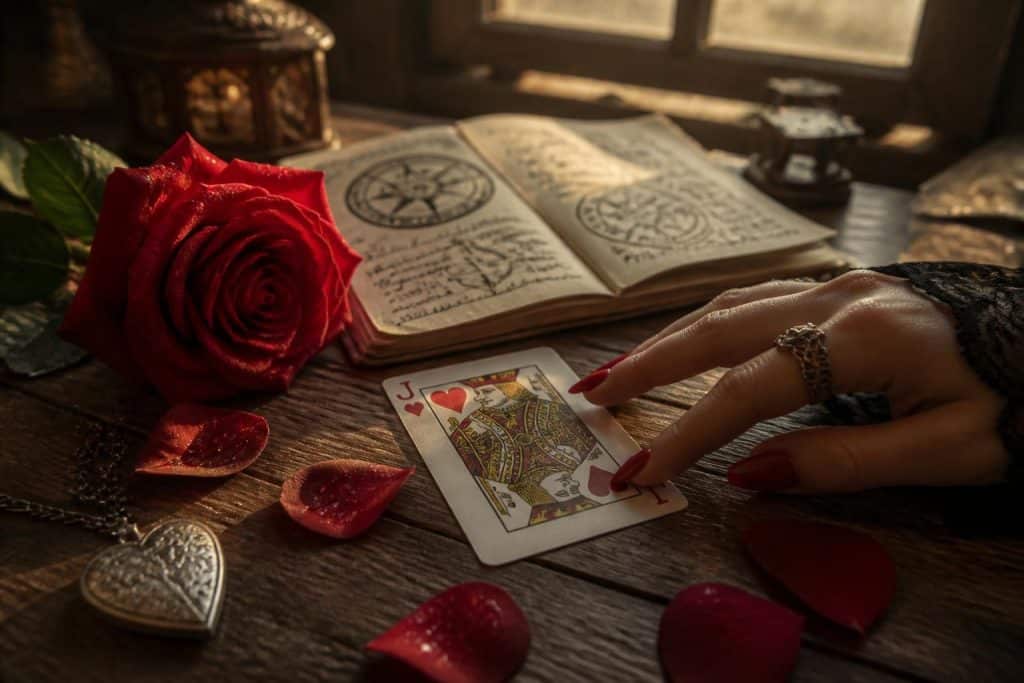 découvrez la signification du valet de cœur en cartomancie et son influence sur la vie amoureuse. interprétez ses messages pour mieux comprendre vos relations sentimentales.