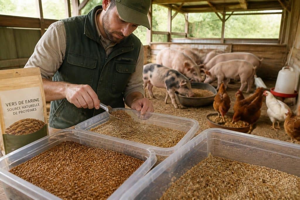 découvrez comment élever des vers de farine, leurs utilisations variées et les bienfaits qu'ils apportent à l'alimentation animale pour une nutrition saine et durable.