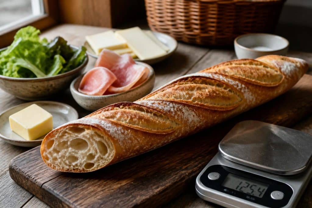 découvrez les calories d'une baguette ainsi que ses valeurs nutritionnelles détaillées, accompagnées d'exemples pratiques pour mieux gérer votre alimentation.