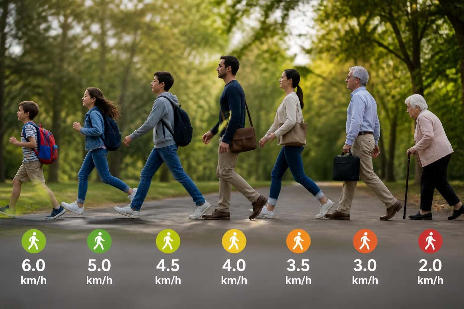 découvrez les normes et moyennes de la vitesse de marche selon l'âge en km/h pour mieux comprendre l'évolution de la mobilité au fil du temps.