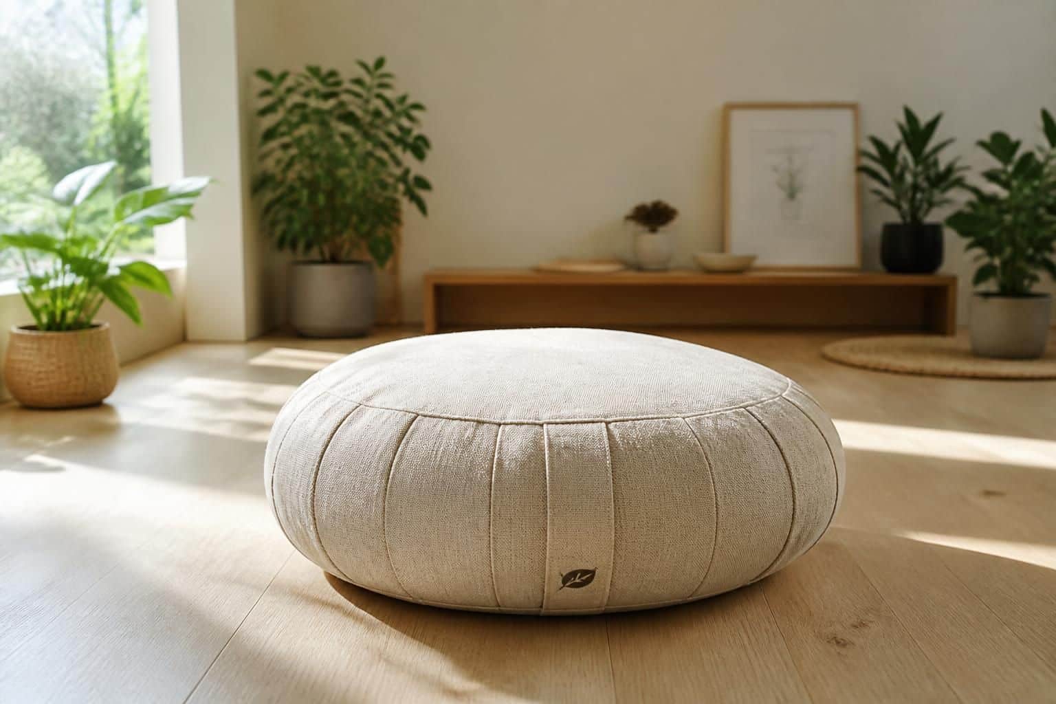 découvrez notre zafu coussin de méditation bio, alliant confort et matériaux naturels pour une séance de méditation apaisante et respectueuse de l'environnement.